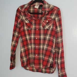 Harley-Davidson Plaid Snap-front Long Sleeve Shirt